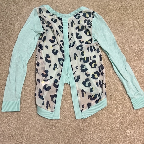 slightly open back printed sweater - Picture 3 of 4